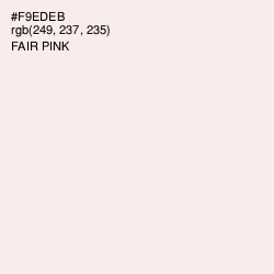 #F9EDEB - Fair Pink Color Image